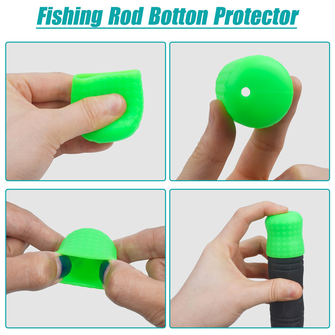 3Pcs Fishing Rod Butt Cushion  - огляд і ціна Fishing Boat Cover