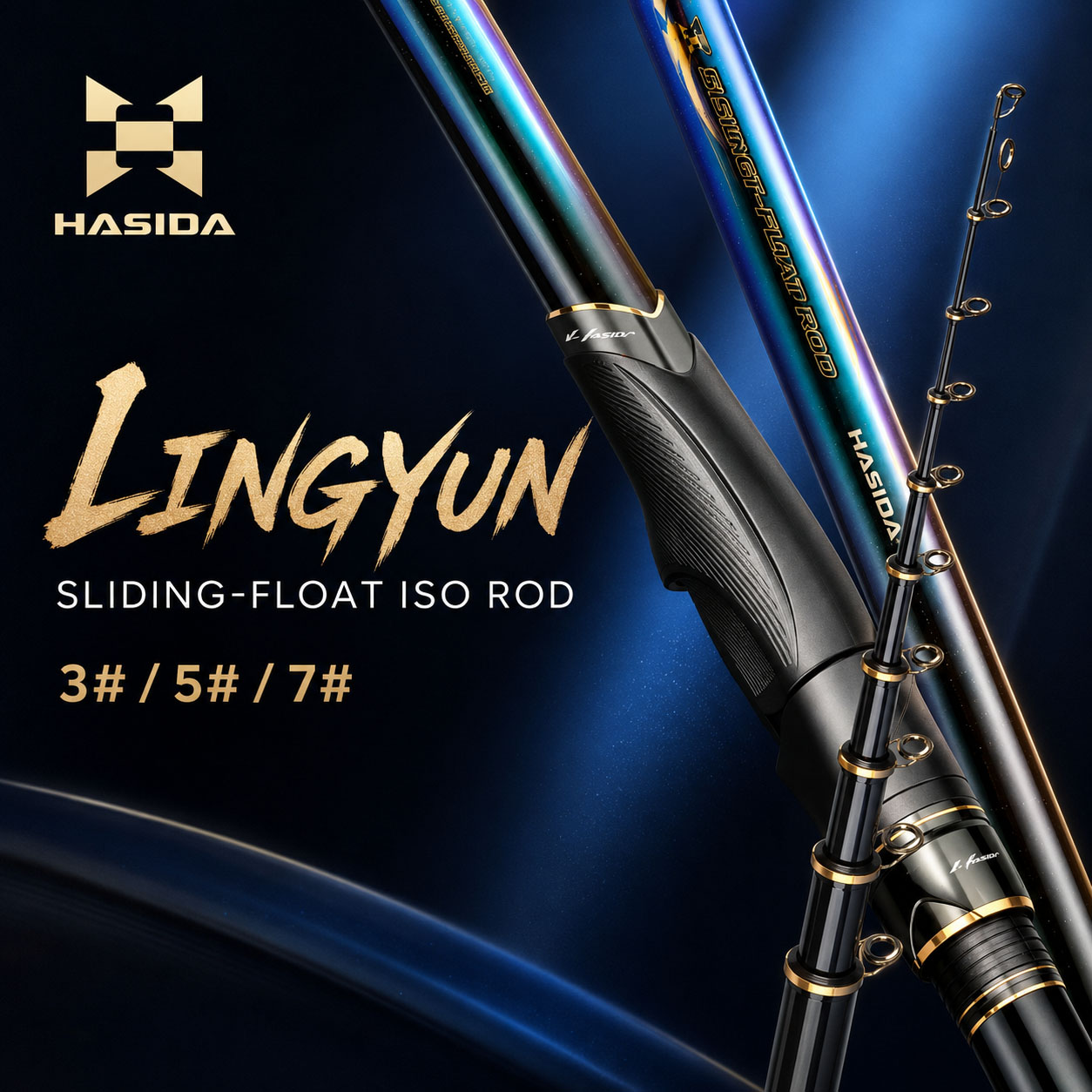 HASIDA Ling Yun Fishing Rod 40 - огляд і ціна Kastking Reel Zephyr